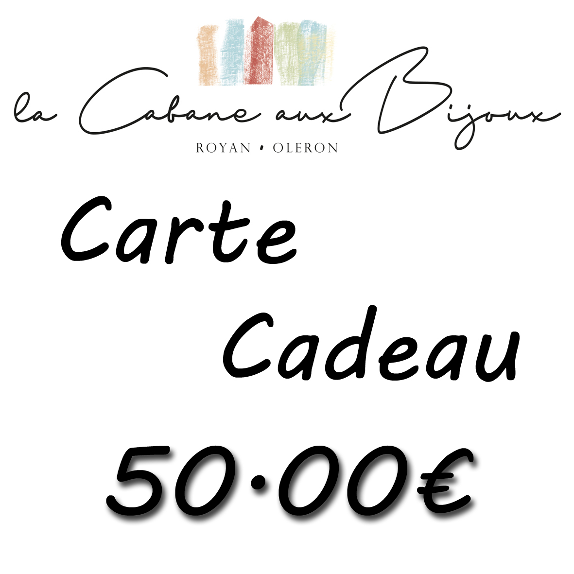 Carte cadeau 50.00€
