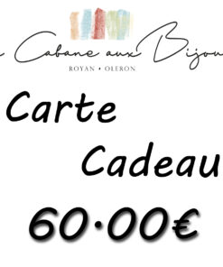 Carte cadeau 60.00€