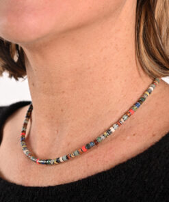 Alternative view of Collier Ruby doré ou argenté