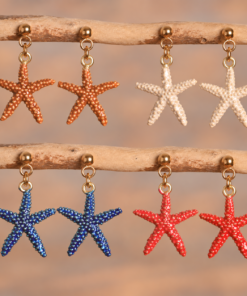 Lison – Boucles étoiles de mer colorées