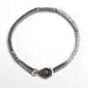 Céleste – Bracelet hématite chevrons et argent