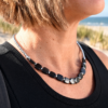 Vaitiare – Collier hématite et bois noir