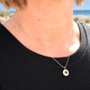 Poerava – Collier lapis-lazuli en acier inoxydable